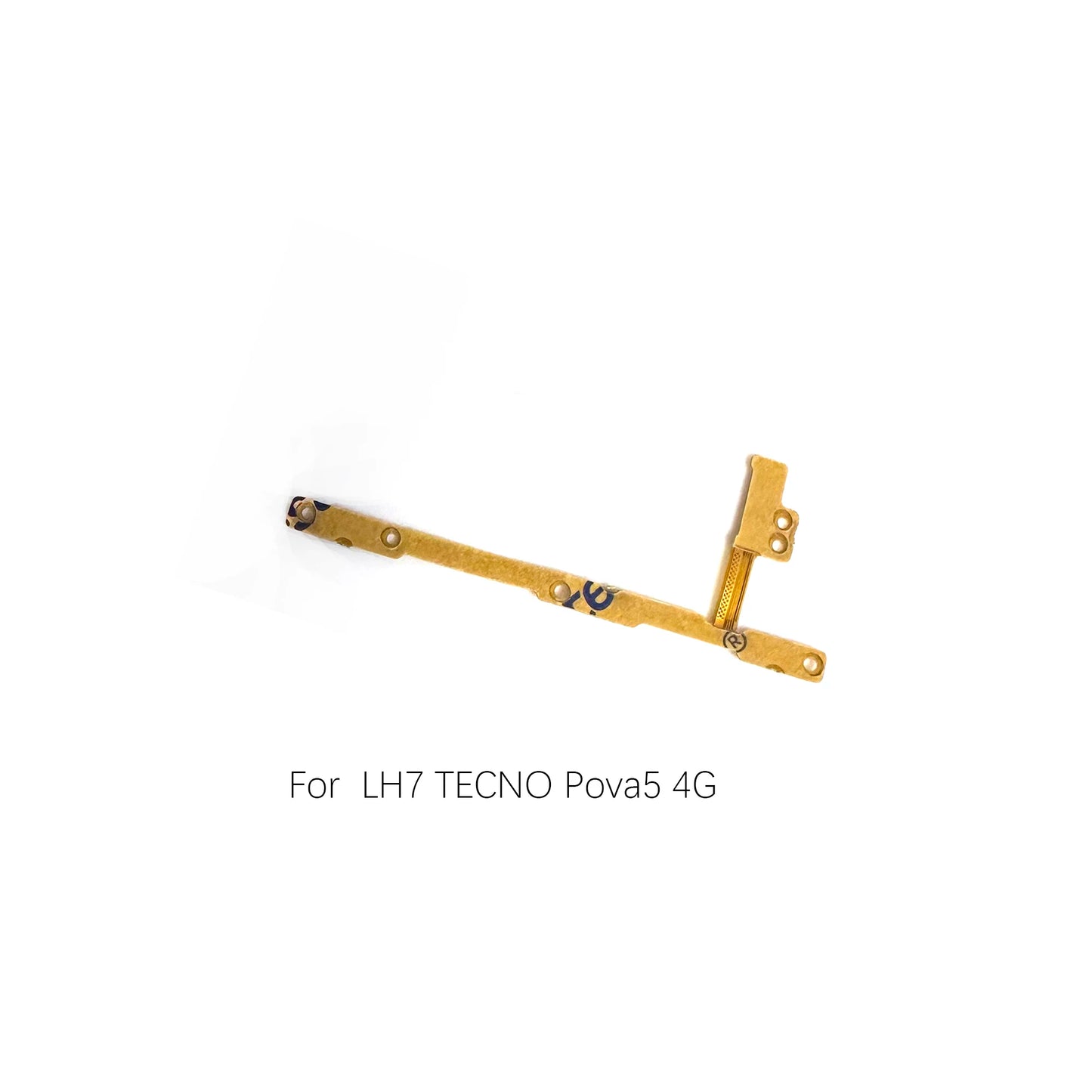 For Tecno LC7 LG7 LH6 LH7 17P Note12 Pova5 Power cable Switch on of ribbon flex