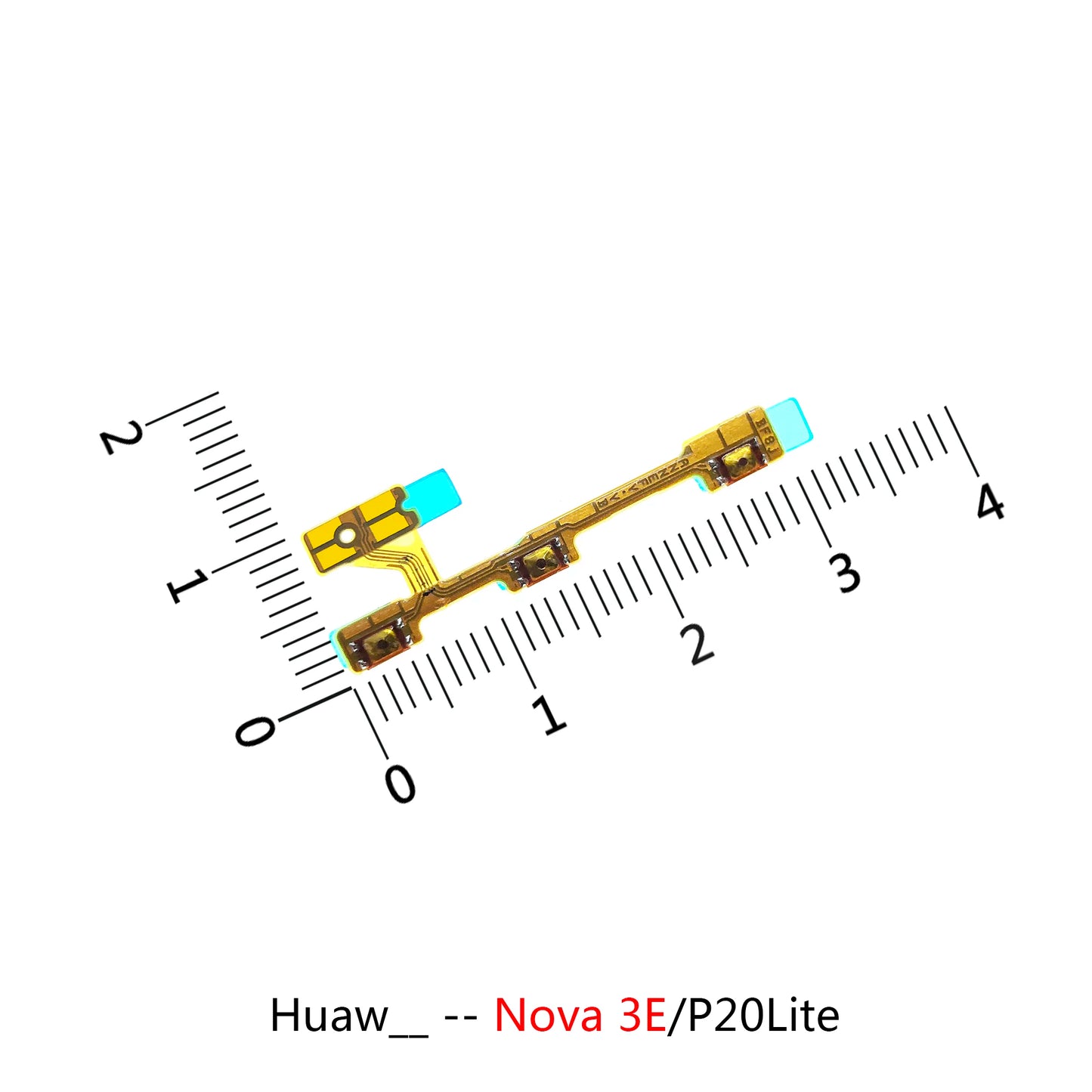 For Huawei Nova 2 3 4 2Lite 2Plus 3E 4E Power cable Switch on of ribbon volume flex
