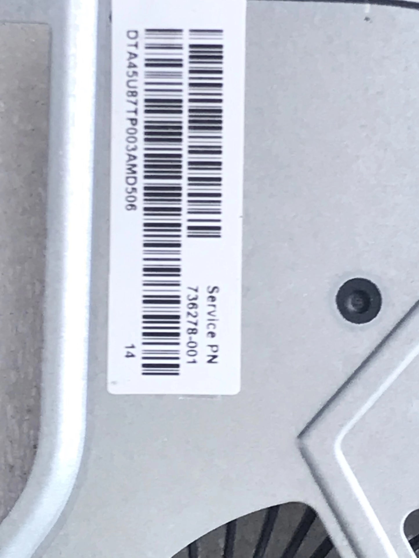 For HP 15-F 749670-001 46U87HSTTP00  Heatsink  Cooling Copper Tube  Fan HP 736278-001 fan