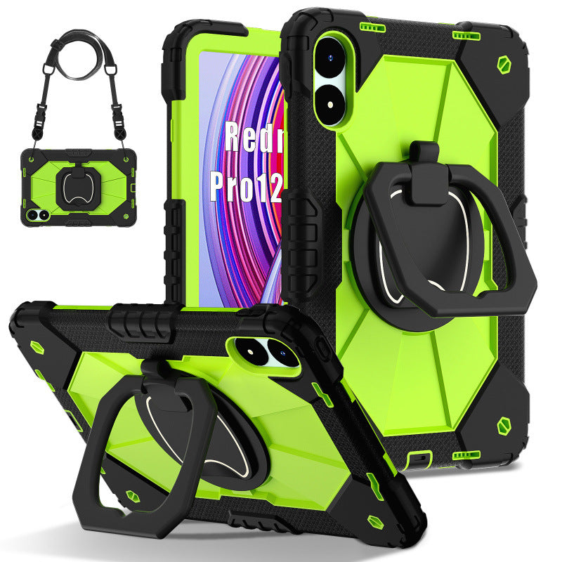 For Redmi Pad Pro 12.1 Protective Case Xiaomi Poco Pad 12.1 Rotary Bracket Anti-drop Case Protective Accessories