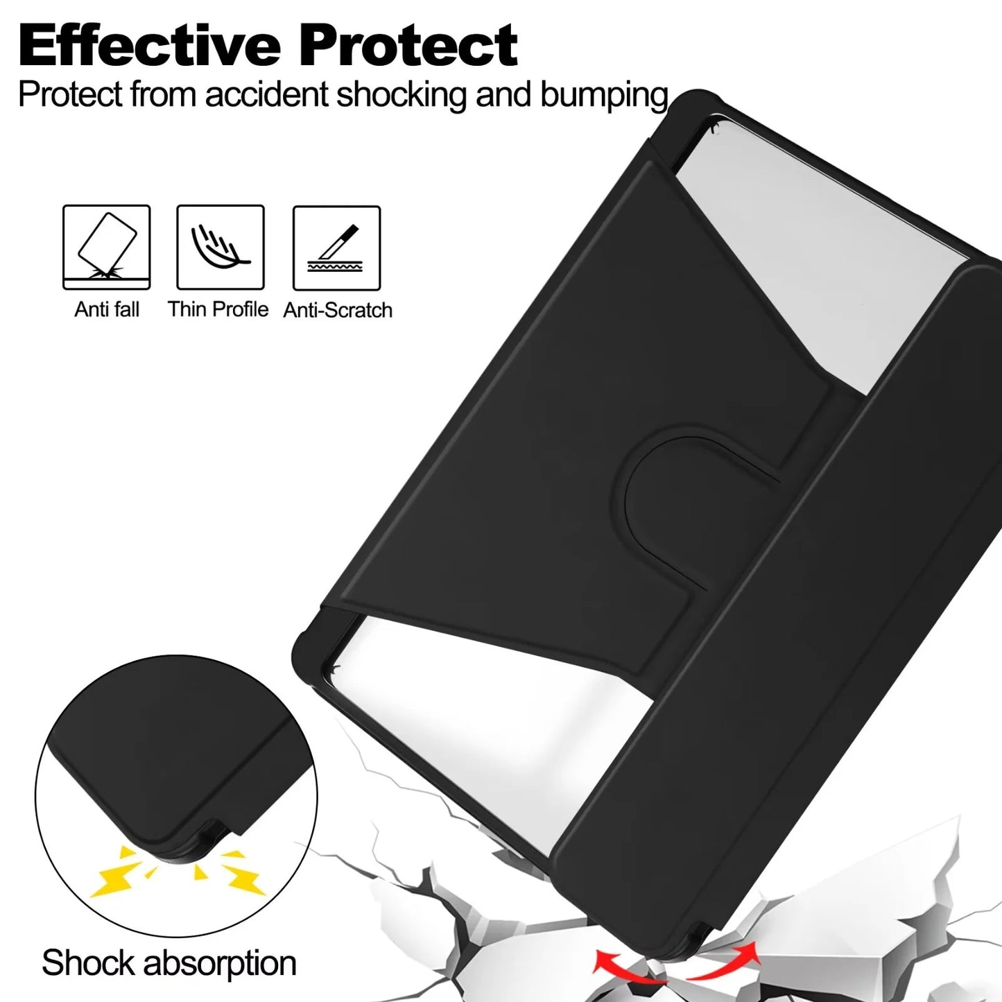 Applicable to Samsung S9 FE + Bluetooth keyboard 12.4 "protective case 360 ° rotating acrylic bracket S9PLUSprotective Accessories