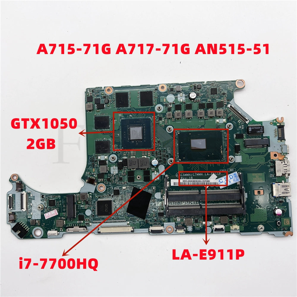 (Shipping fee not include)Acer/ Acer   AN515-51 A715-71G  LA-E911P I7-7700