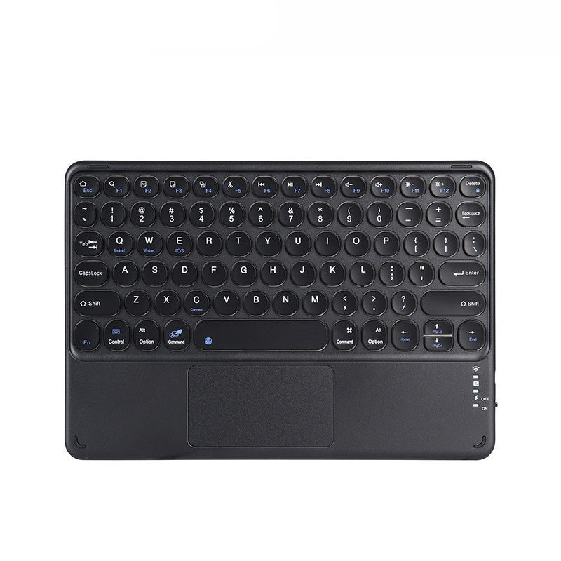 For iPad Tablet Keyboard 10 Inch Round Cap Color Touchpad Touch Bluetooth Keyboard Round Keycap Huawei Keyboard protective Accessories