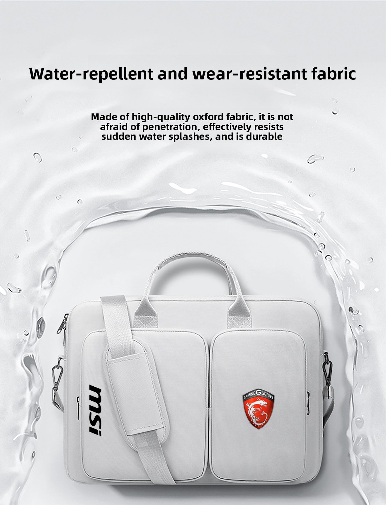 MSI Cyborg 15.6 inch, computer bag Katana GF66 Titan GP78 waterproof, notebook bag 17.3 inch, shoulder bag, protective computer bag.