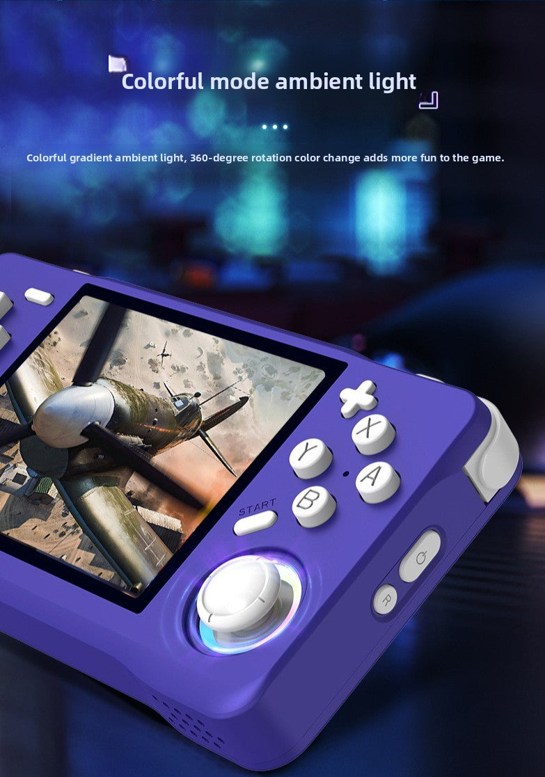 3.5" inch XF35H IPS HD WIFI Online match fight Linux Dual 3D joysticks RGB 4000mAh rechargable supporting 2.4G wireless Gamepad connected games Handheld  Player console