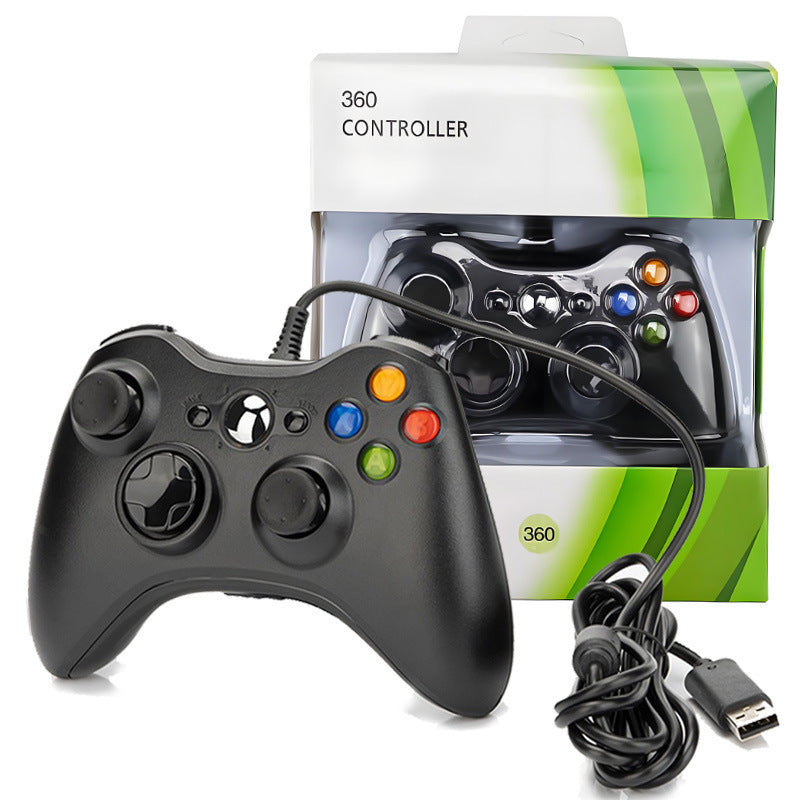 360 wired gamepad computer 360 host gamepad USB vibration chicken multi-function gamepad