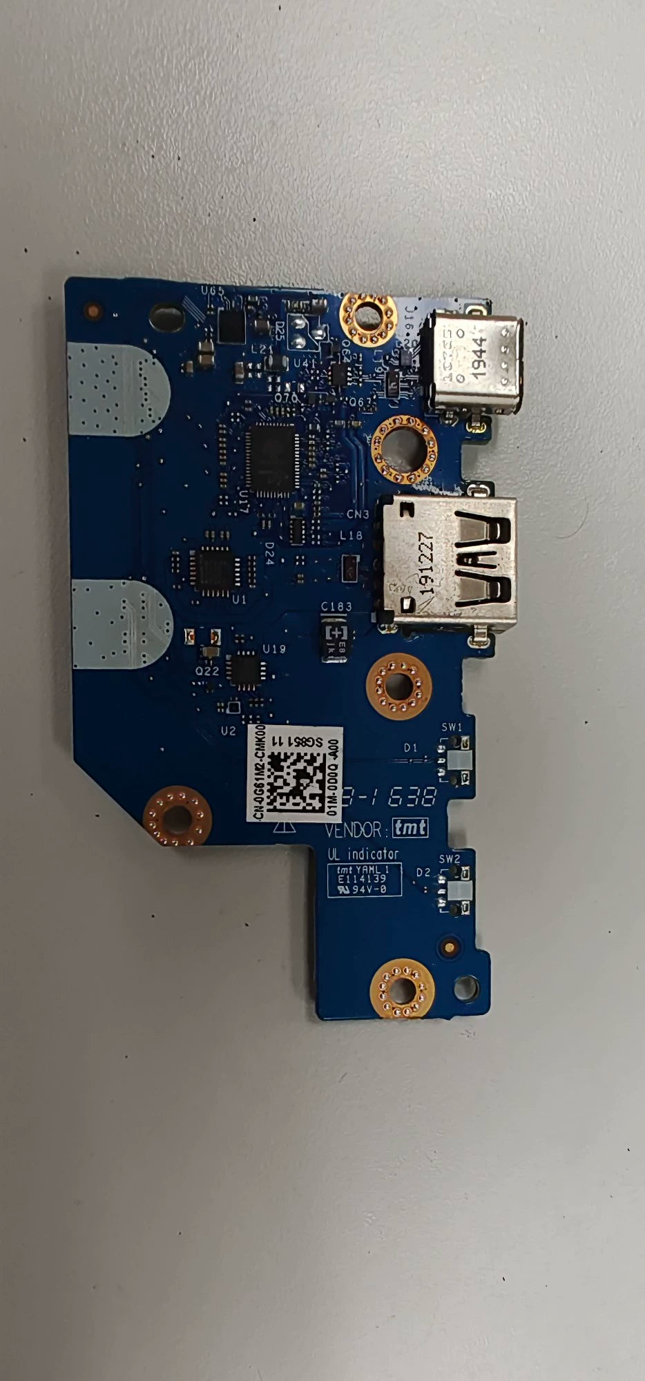 Dell chromebook LS G851P small board,