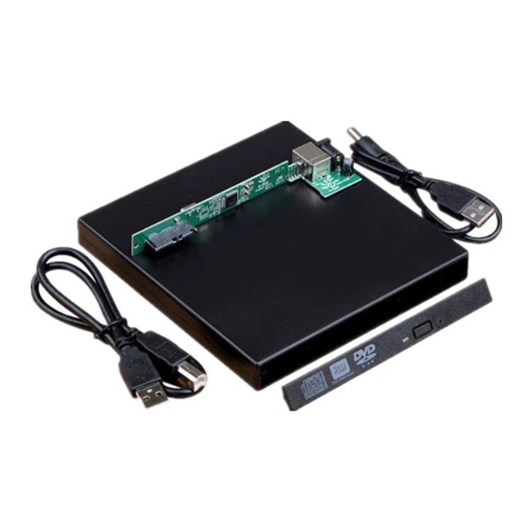 (Shipping fee not include)USB2.0 SATA外置光驱套件 笔记本光驱盒 12.7MM笔记本光驱套件