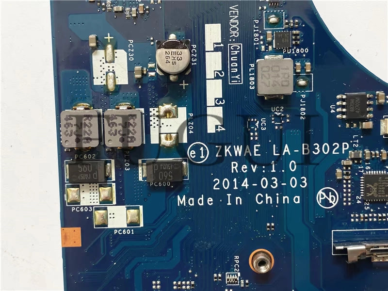 (Shipping fee not include)东芝笔记本motherboard system board c55d-b5212 K000891410 LA-B302P