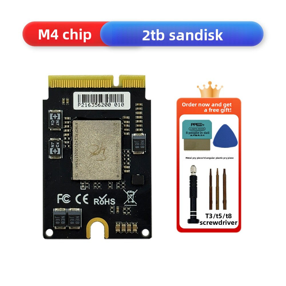 Solid State Drive Kit 1T/2T/4T/8T For MAC MINI M4  Mac Studio M1Max/Ultra M4 Pro SSD Capacity Upgrade SSD New Particles Increase Speed Upgrade Memory DIY Reair