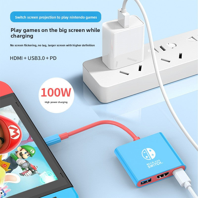Game console Portable screen projector OLED host converter Dock HDMI 4K 60Hz connection base