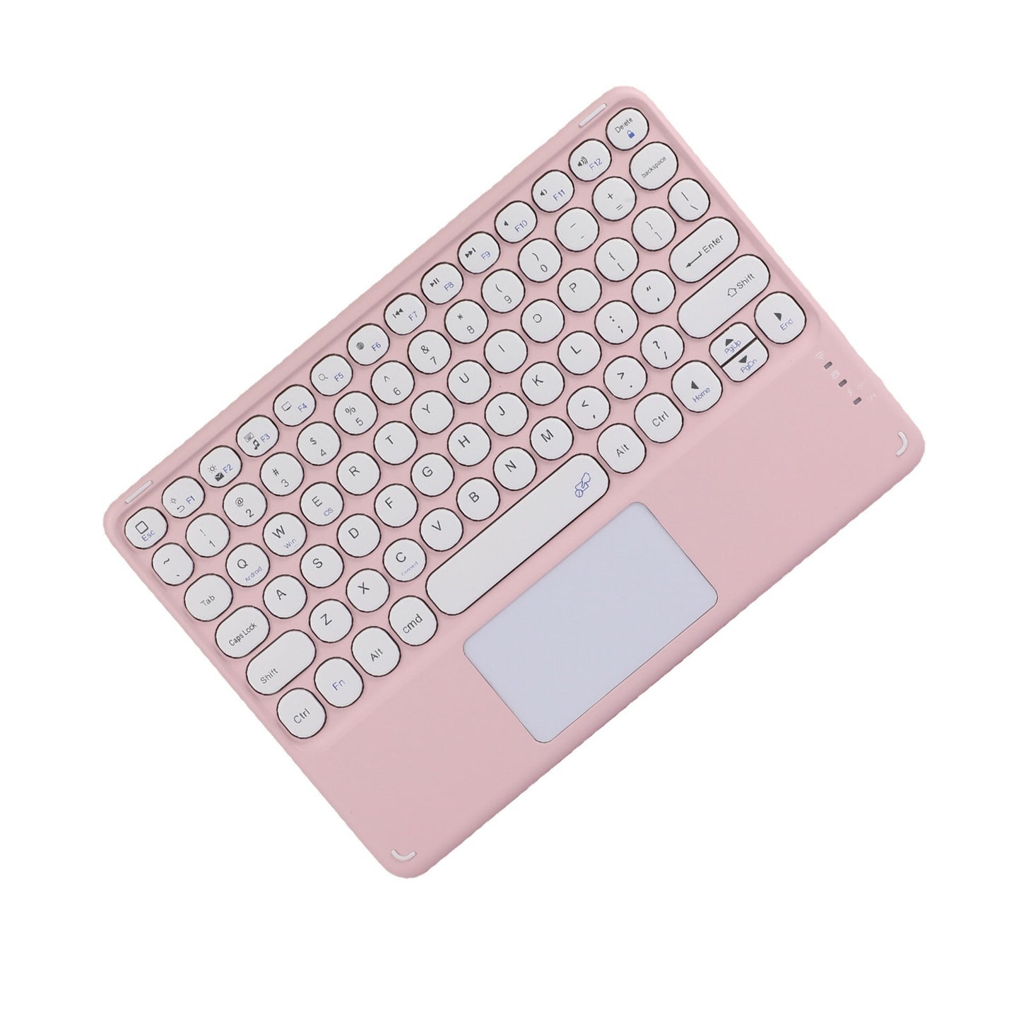 Wireless bluetooth touch keyboard, retro round ipad tablet ultra-thin portable mobile phone keyboard, bluetooth keyboard and mouse set protective Accessories