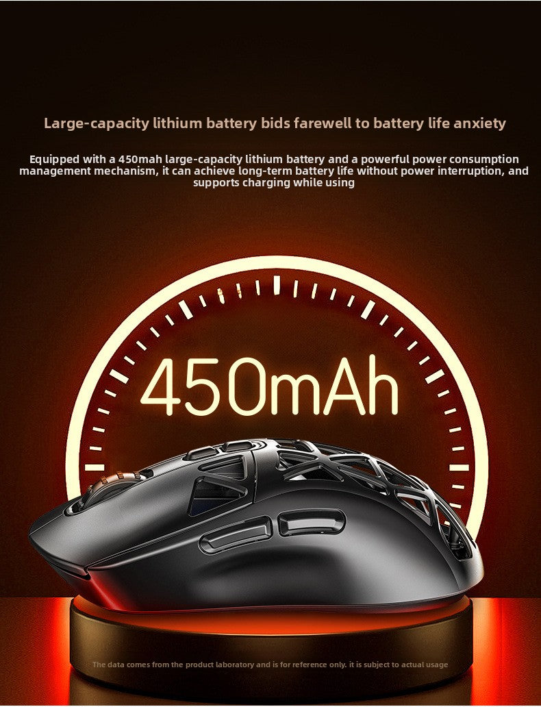Silver carving G17 lightweight hole mouse Bluetooth wireless three-mode game e-sports computer RGB wired