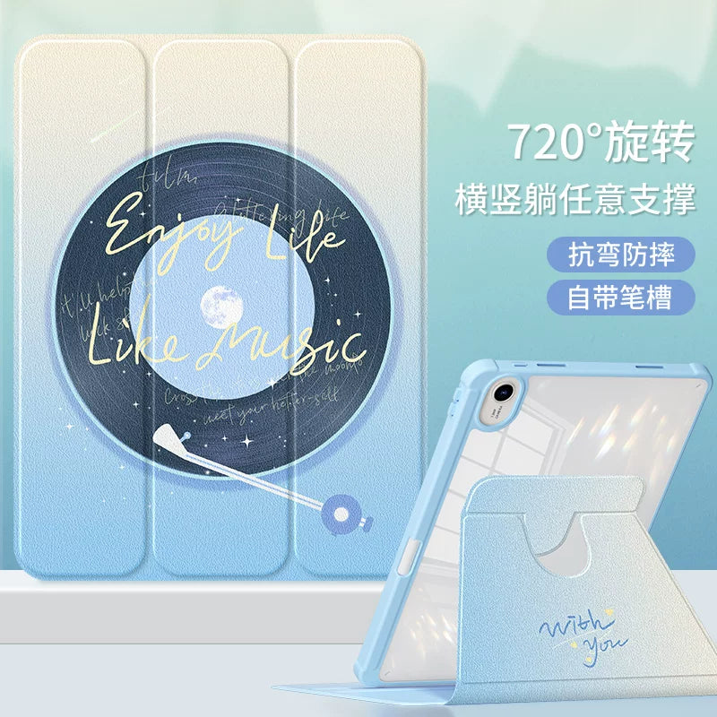 For Huawei matepadair protective case matepad11 flat case 2023 new matepadpro10.8 anti-bend 11.5 inch se acrylic 10.4 all-inclusive anti-drop Tablet Accessories