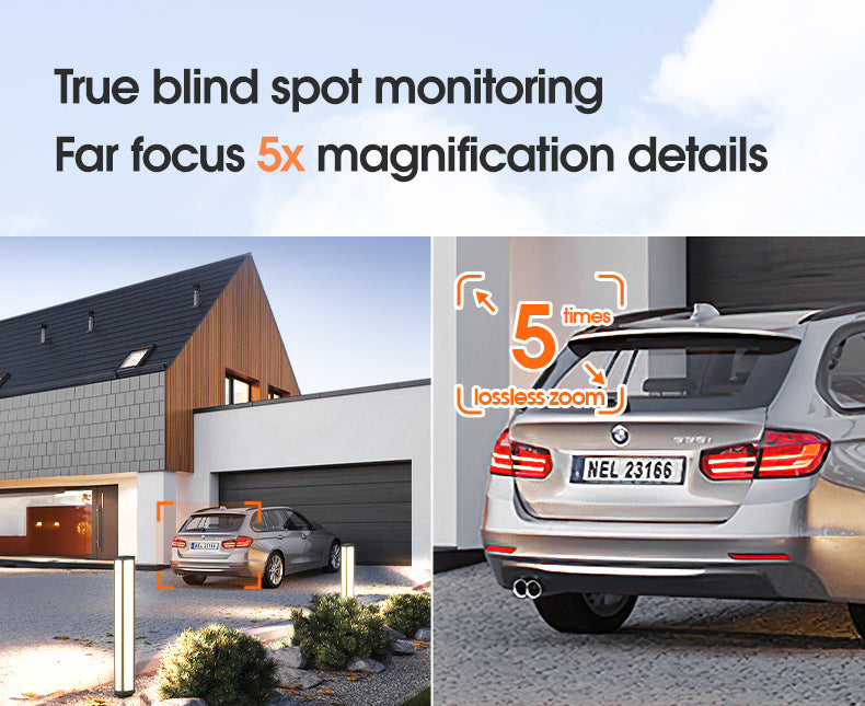 One Camera dual screen surveillance camera mobile phone remote night vision 3D positioning intelligent WiFi home monitor