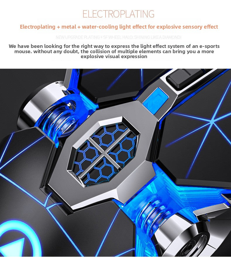 Silver Condor A7 Rechargeable Wireless Mouse Mute Computer Accessories Home Office Games