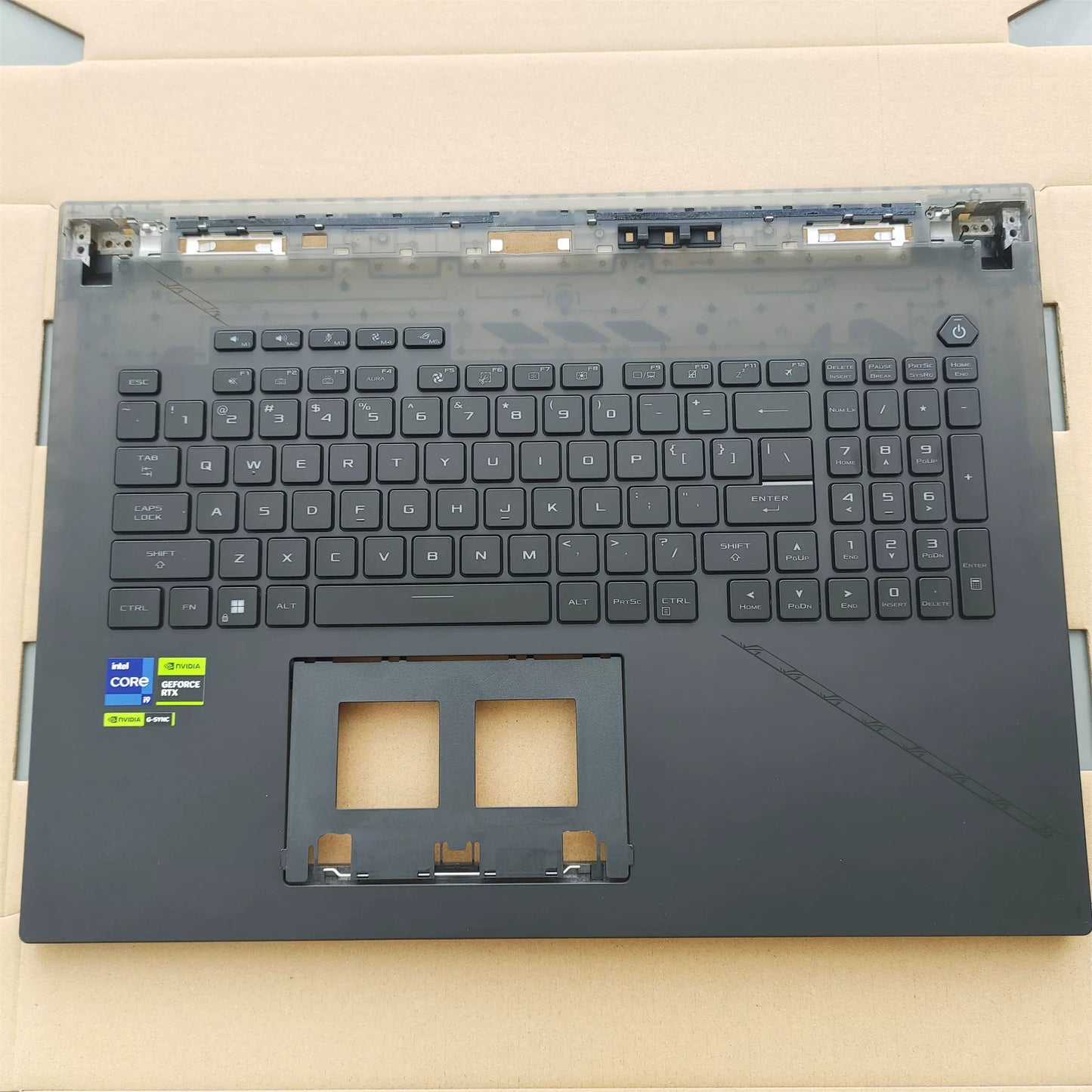 Upper case keyboard for  Asus ROG 7Plus 8P Moba Xinrui 2023 G814J G834J Keyboard C Shell COVER CASE   KEYOARD
