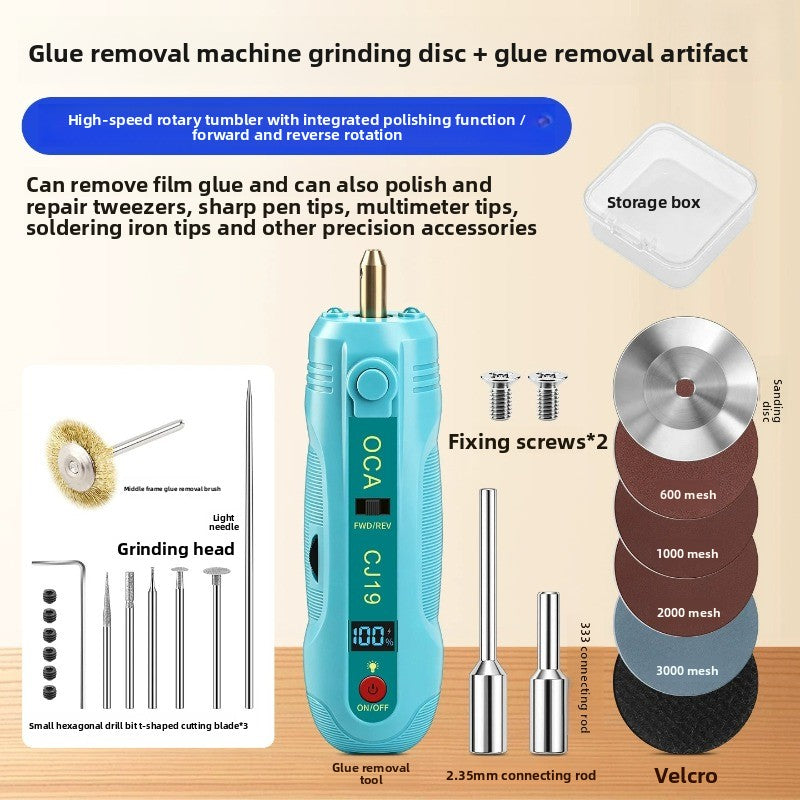 Electric glue removal artifact Mobile phone screen repair Cutting and polishing Multifunctional integrated OCA film machine Mobile Phone Repair tools