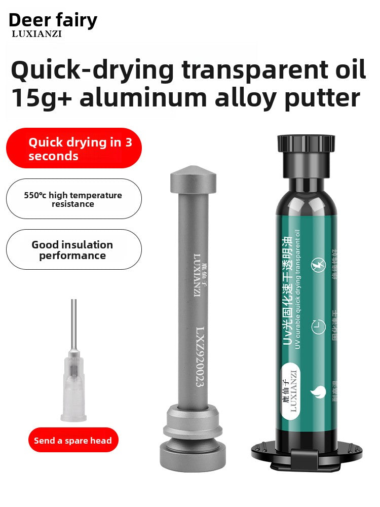 UV curing black oil for solder mask curing green oil solder mask blue oil black oil repair pcb circuit board insulating paint UV lamp Laptop Mobile Phone Repair tools