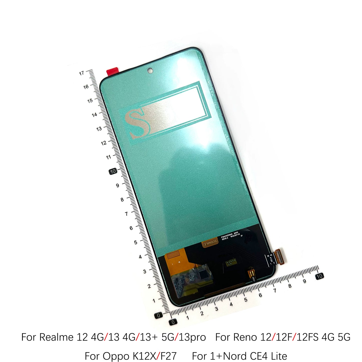 LCD Touch screen assembly for Oppo Reno 12 12F 12FS True Me 12 13 13 + 13Pro display screen