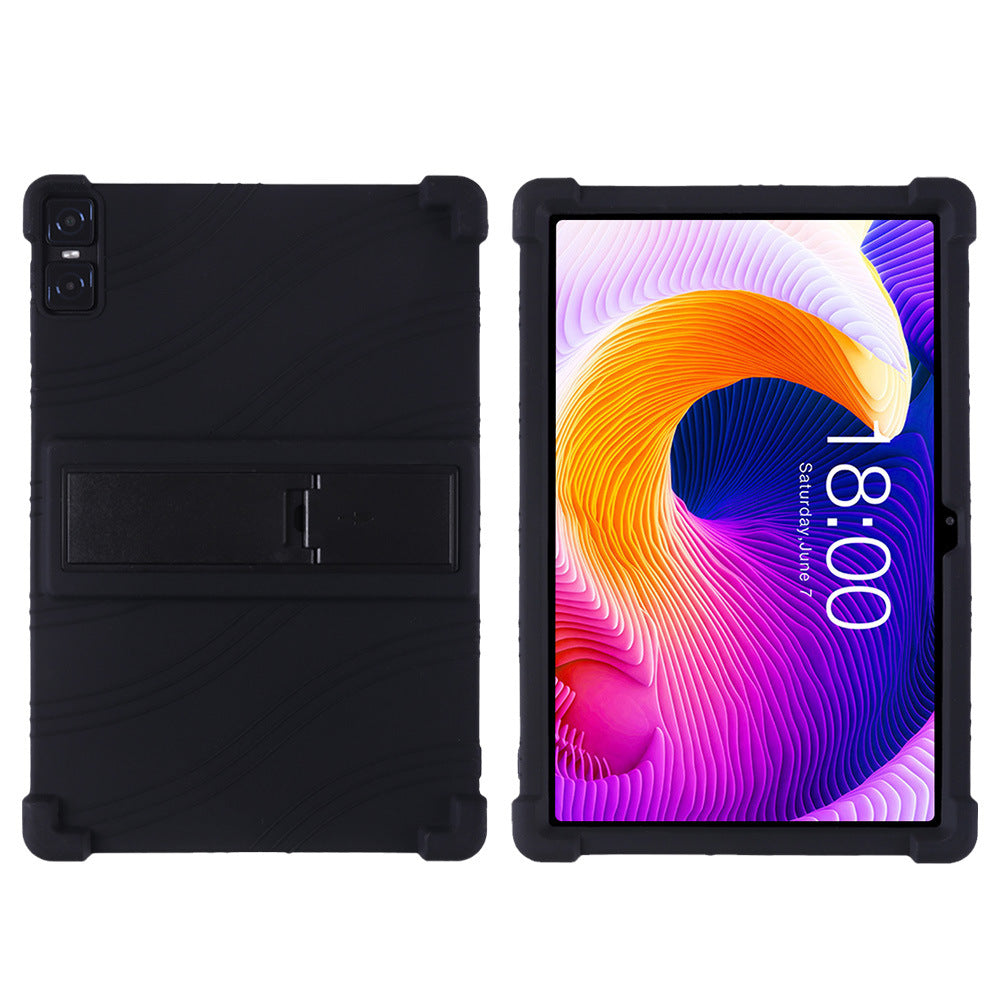 Applicable Teclast T45HD protective cover 10.5 inch 2023 model with bracket Soft silicone anti-drop protective case Protect case