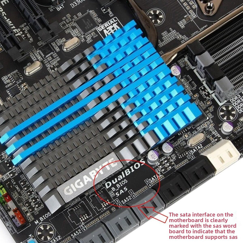 SFF-8482 SAS to SATA  SAS to SATA - 90 degrees SAS29P to SATA229 SAS29P to SATA7P 29P-SATA Hard disk adapter server data cable converter repair tools