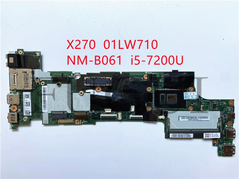 (Shipping fee not include)Lenovo/ lenovo motherboard system board X270 NM-B061 i5-7200U  i5-6200U I7-7500