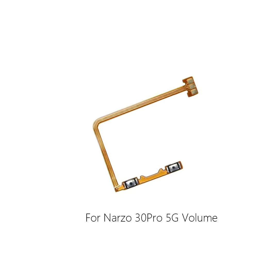 For Oppo Narzo 30 4G 30A 30Pro Narzo50 50A Power cable Switch on volume flex of ribbon