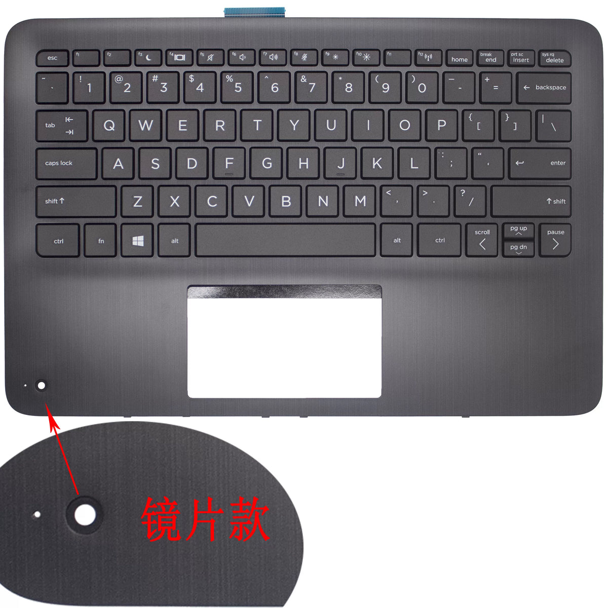 Upper top case palmrest keyboard for HP Probook X360 11 G5 G6 G7 EE C cover case L83983-001 M03758-001 M03759-001 HP Laptop repair parts