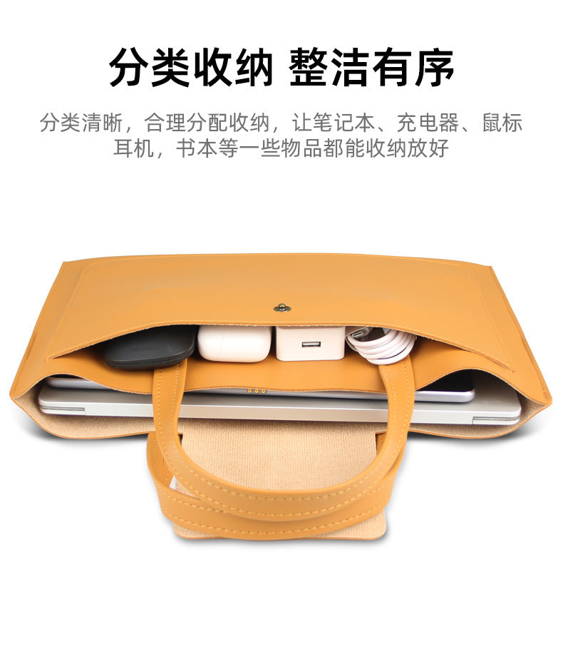 Laptop handbag for ipad inner bag Apple macbook14 "Lenovo Huawei briefcase 电脑包