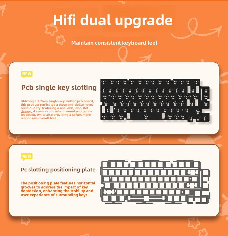 Silver carving Y75Pro aluminum tuo tuo Bluetooth wireless three-mode mechanical keyboard e-sports game computer metal wired kit