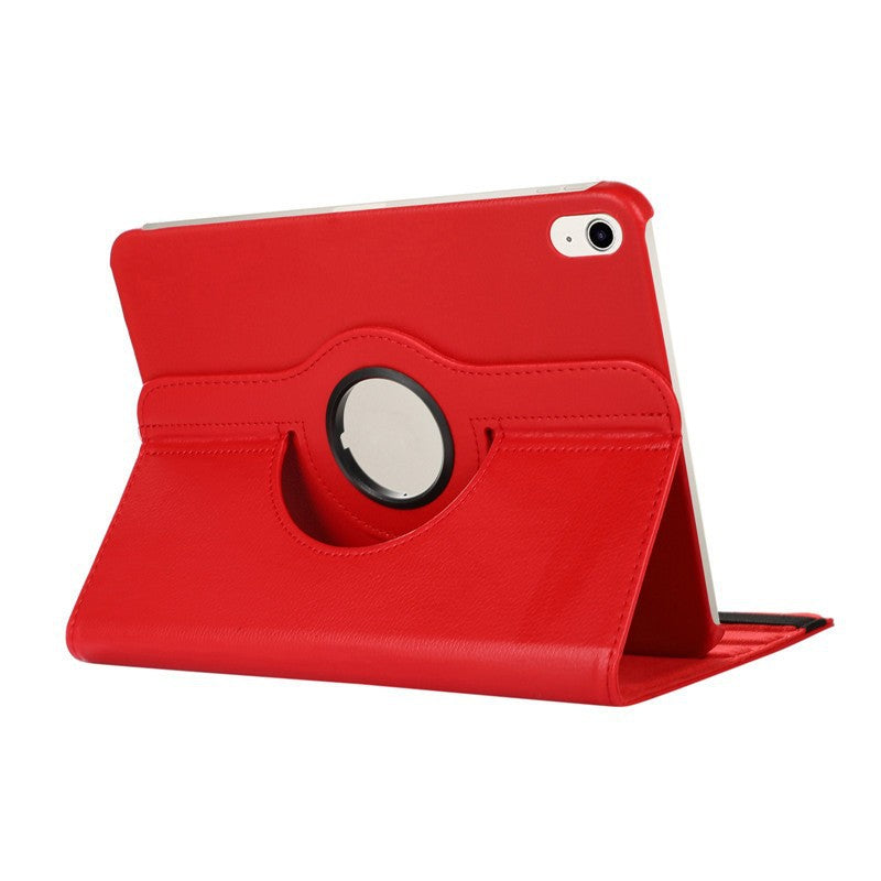 Applicable to Samsung TAB A9plus tablet protective case t500 rotating A7lite lychee pattern leather case A810.5 shell protective Accessories