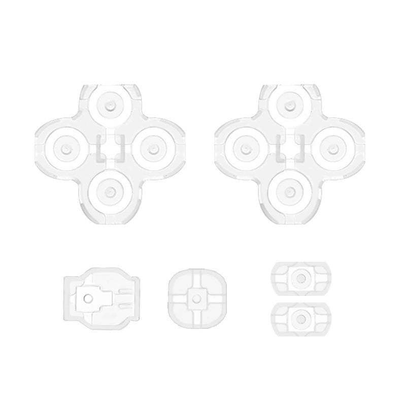 Gamepad conductive glue ps4 handle silicone buttons, suitable for 360 white conductive buttons silicone wholesale