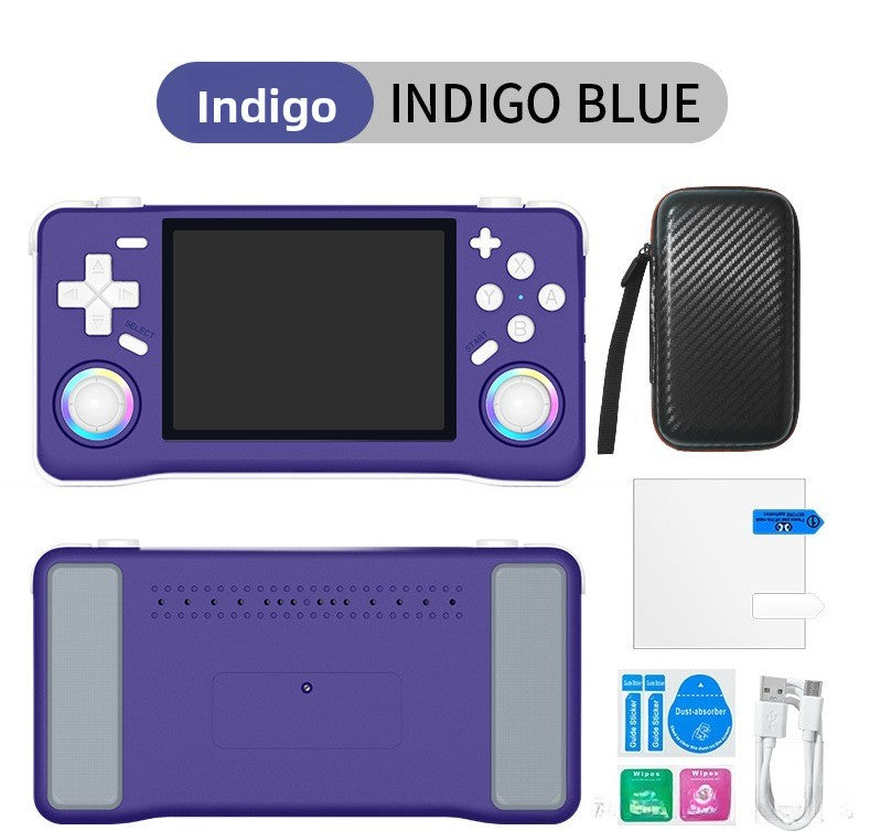 3.5" inch XF35H IPS HD WIFI Online match fight Linux Dual 3D joysticks RGB 4000mAh rechargable supporting 2.4G wireless Gamepad connected games Handheld  Player console