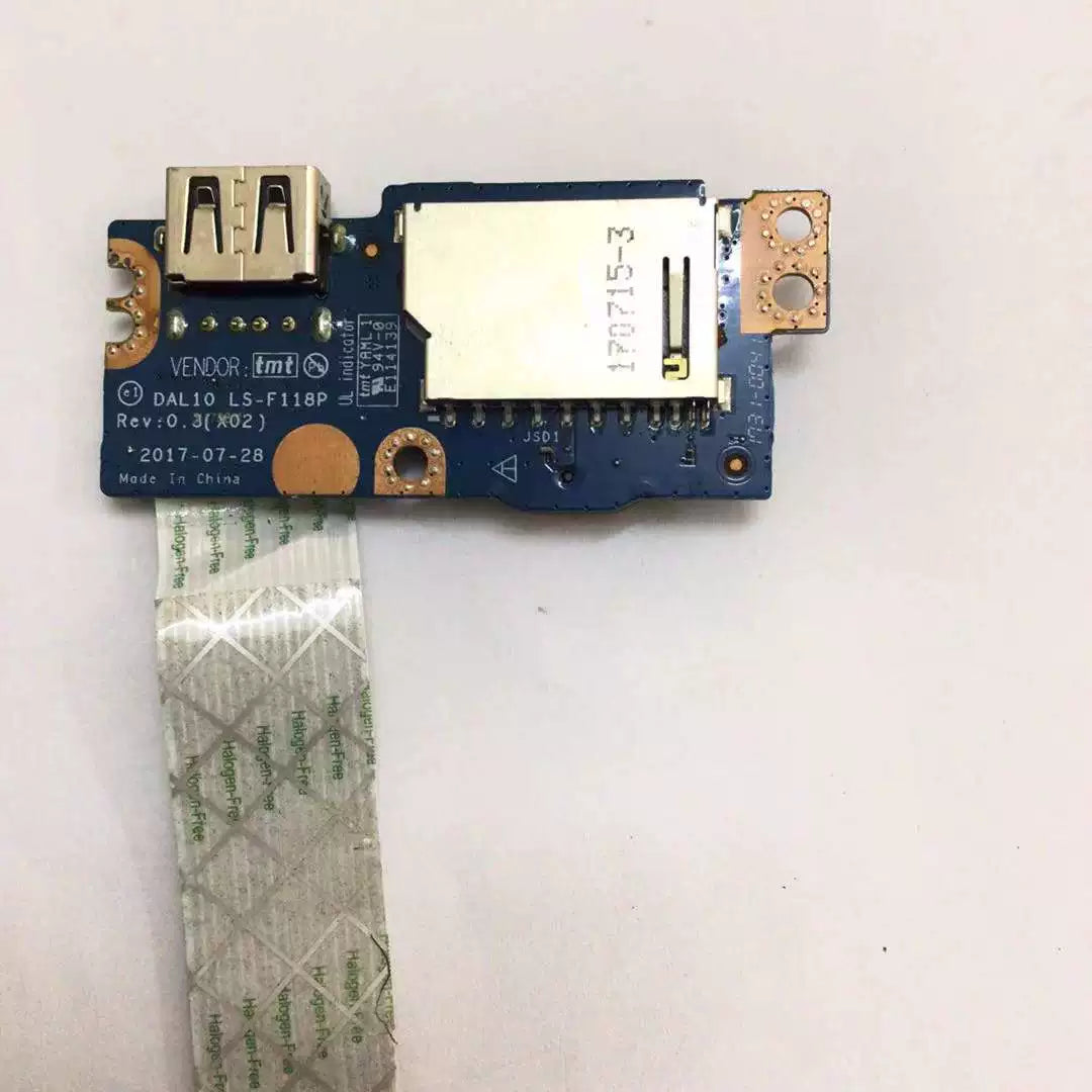 Dell Latitude 3490 3590 P89G USB SD Card Reader Small Board LS-F118P JXKP3