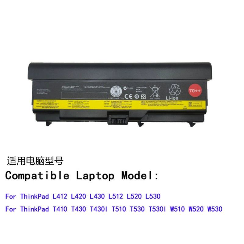 (Shipping fee not include)For  Lenovo T410 T420 T430 T510 T520T530笔记本45N1006 repalcement battery 70++