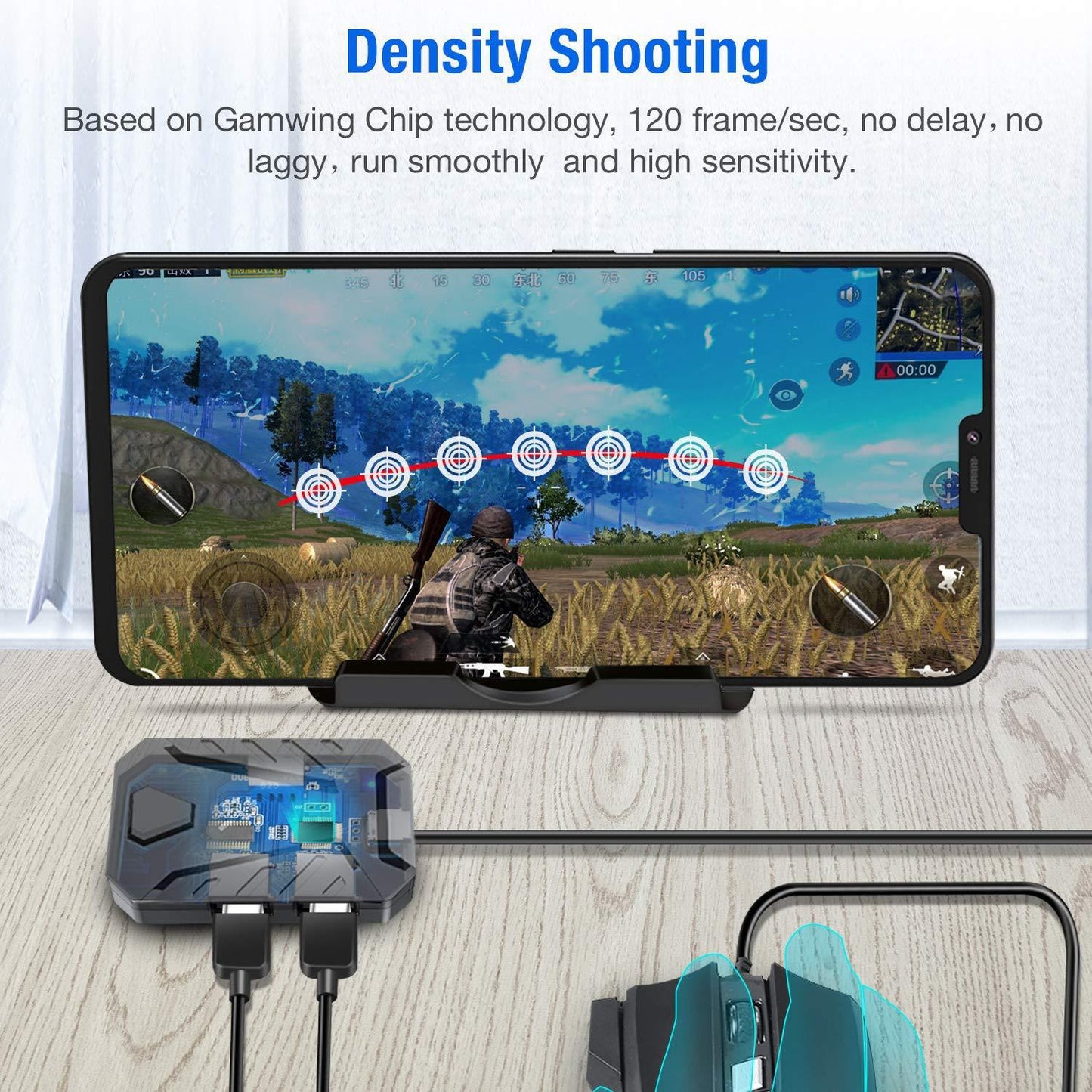 Gaming Mix Pro 4 in 1 mobile game keyboard mouse combo Pack
