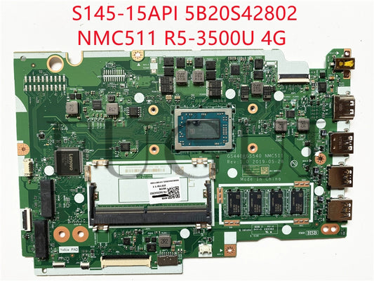 (Shipping fee not include)Lenovo/ lenovo motherboard system board S145-15API NMC511 R5-3500U 4G