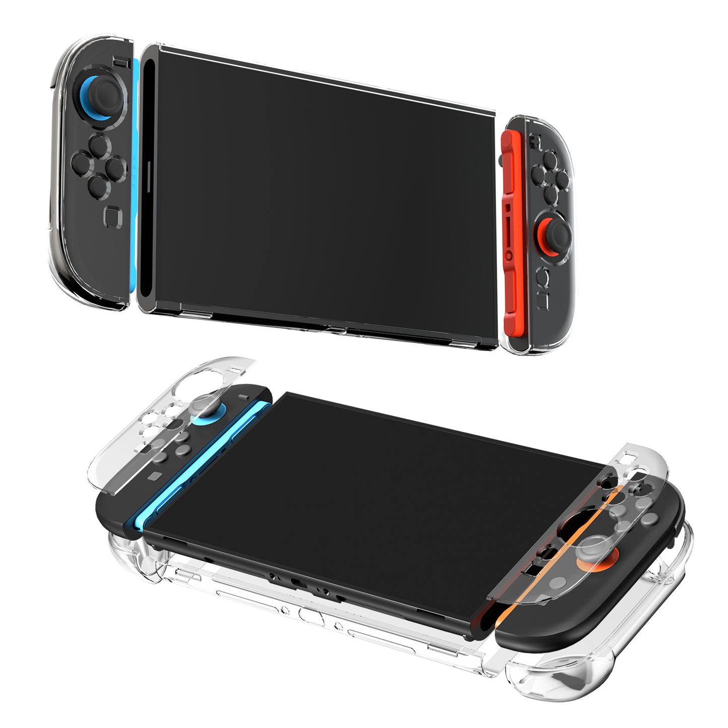 Switch 2 host protective case for Nintendo switch 2 transparent crystal case NS2 split PC hard case