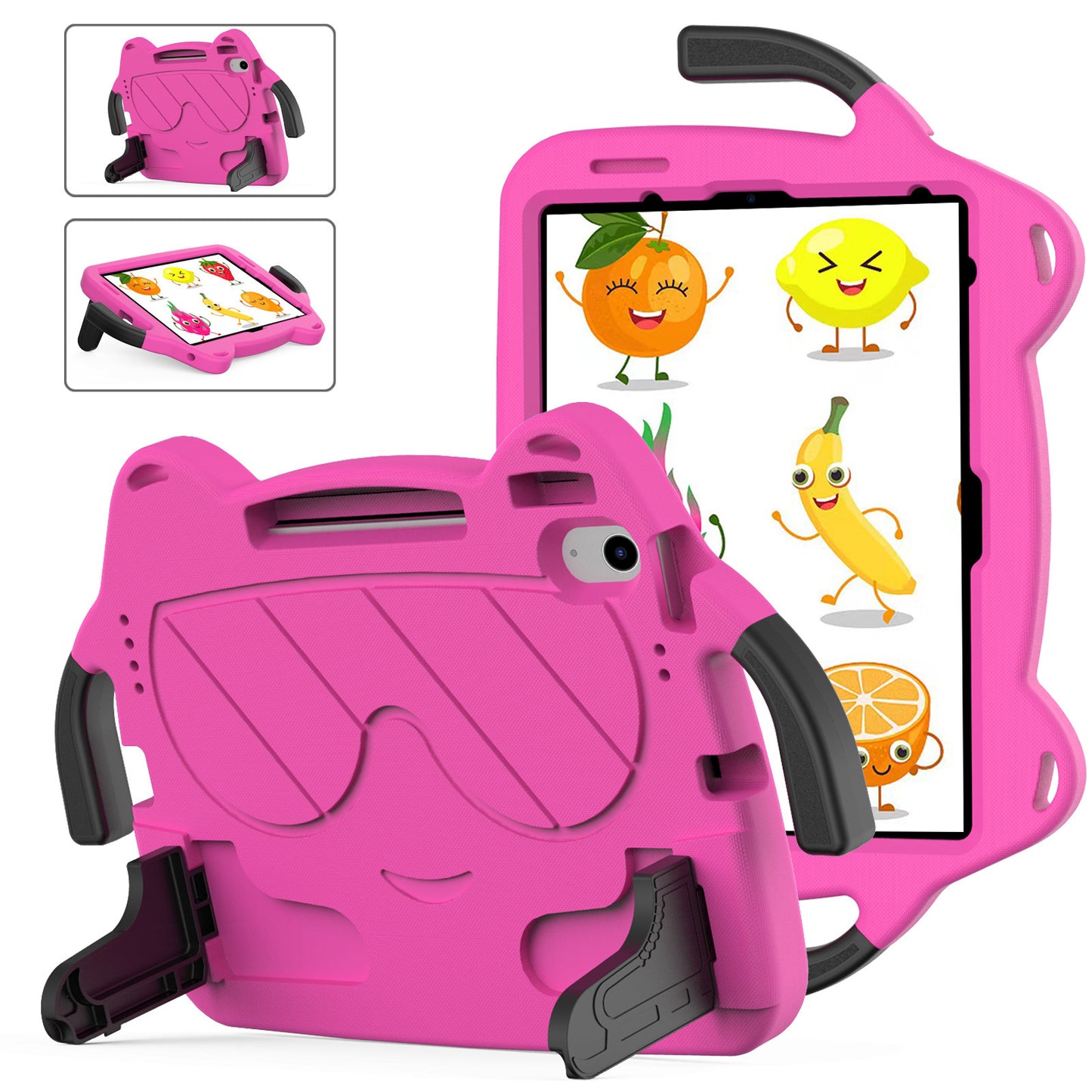 For iPad10 Flat Case Air4/5 Handle Holder Pro11 Children's Anti-Drop 10.2 Protective Cover 10.5 protective Accessories