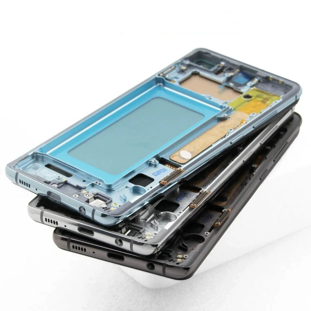 For Samsung S10 S10plus LCD display assembly G9730 G9750 lcd screen assembly with  frame
