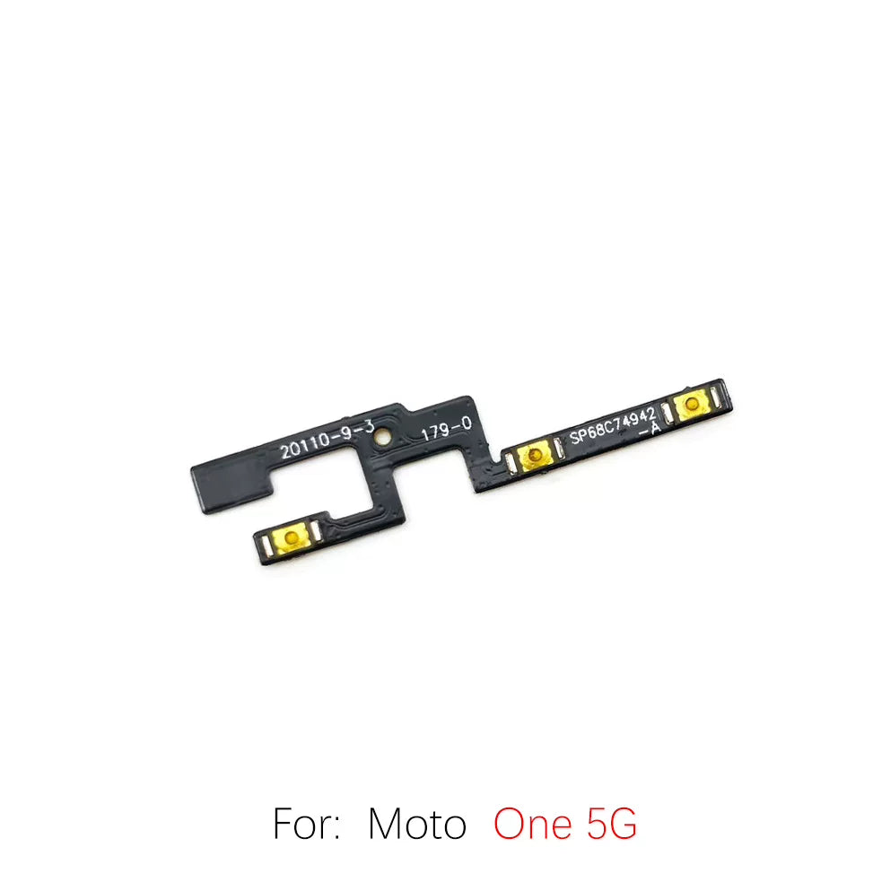 For Motorola One Fusion Plus Action Hyper One Zoom Power cable Switch on of ribbon flex cable