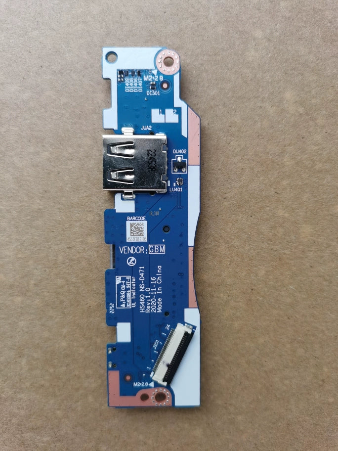 Lenovo Original 14s 3 14ABA7 Card Reader USB Interface Board NS-D471 NS-E541 NS-E331