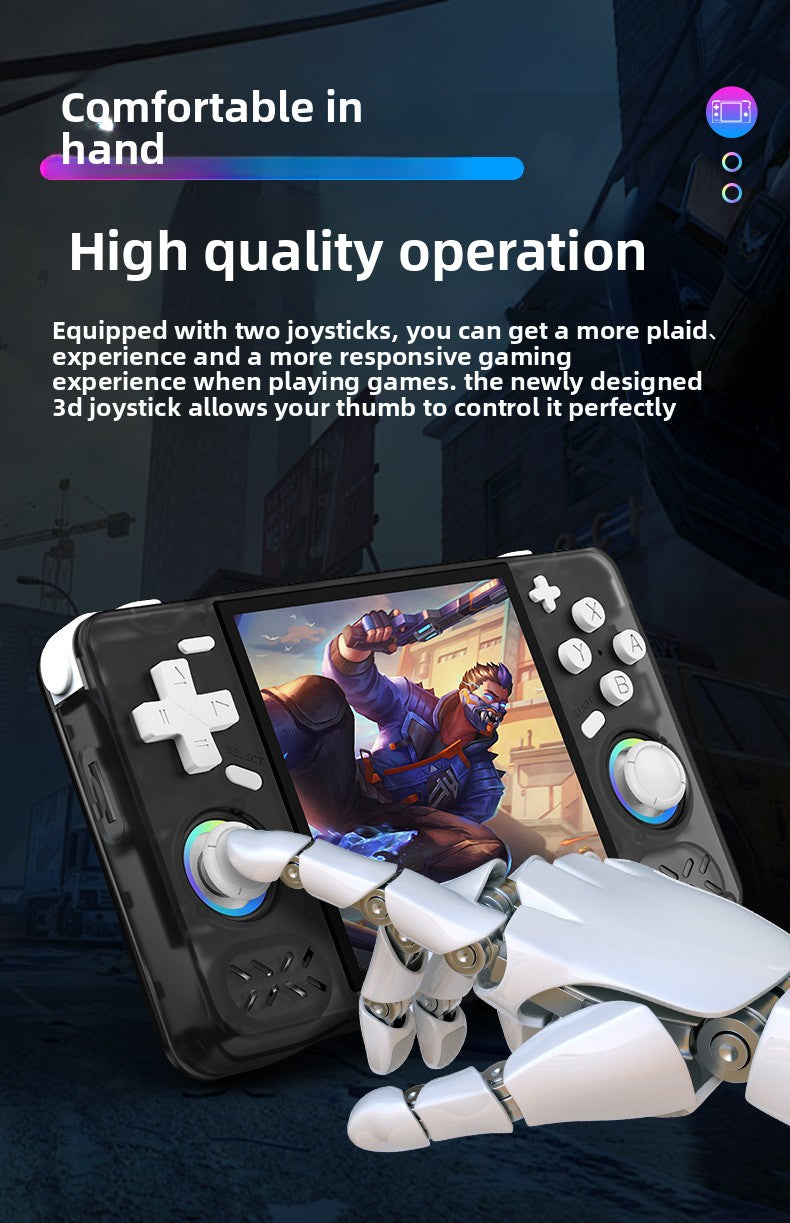 4" inch XF40H IPS HD RGB display WIFI Online match fight Linux Dual 3D joysticks RGB 4000mAh  rechargable supporting 2.4G wireless Gamepad connected games Handheld Game Player console