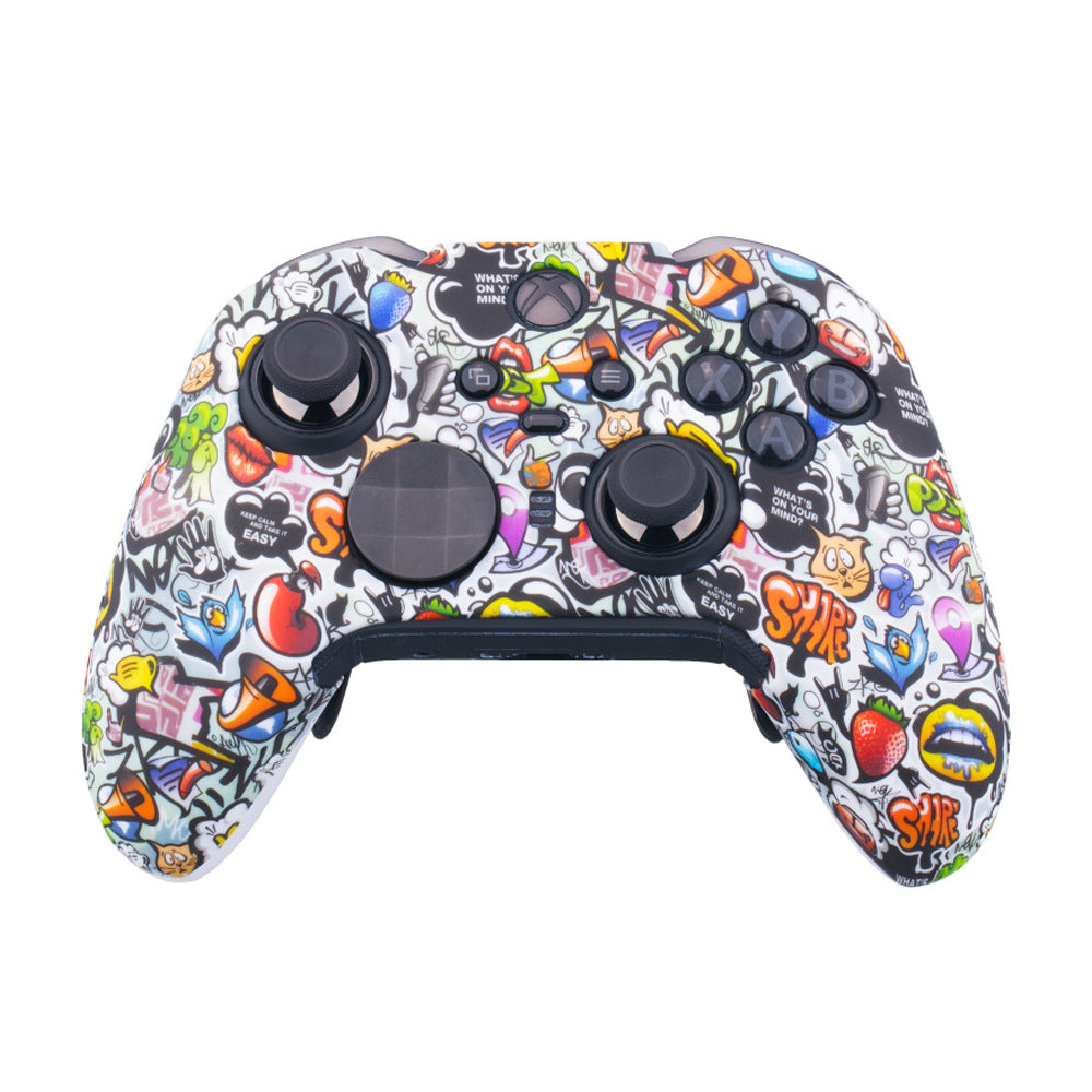 Water transfer camouflage silicone cover for XBOXONE Series X/S gamepad case