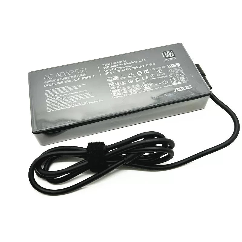 Genuine New Adapter ADP-280EB F 280W 20V 14A AC Adapter Charger For Asus ROG Strix G15 G16 G17 G18 SCAR  ROG Zephyrus M16 GU604  ROG Flow TUF FX608 laptop series power supply ASUS laptop repair parts