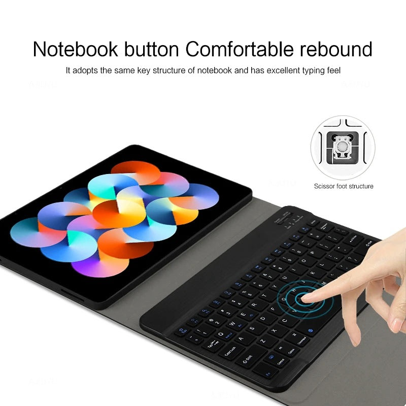 For Redmi tablet 10.6 Magnetic leather case 2022 Bluetooth keyboard redmi pad SE protective case Mouse protective Accessories