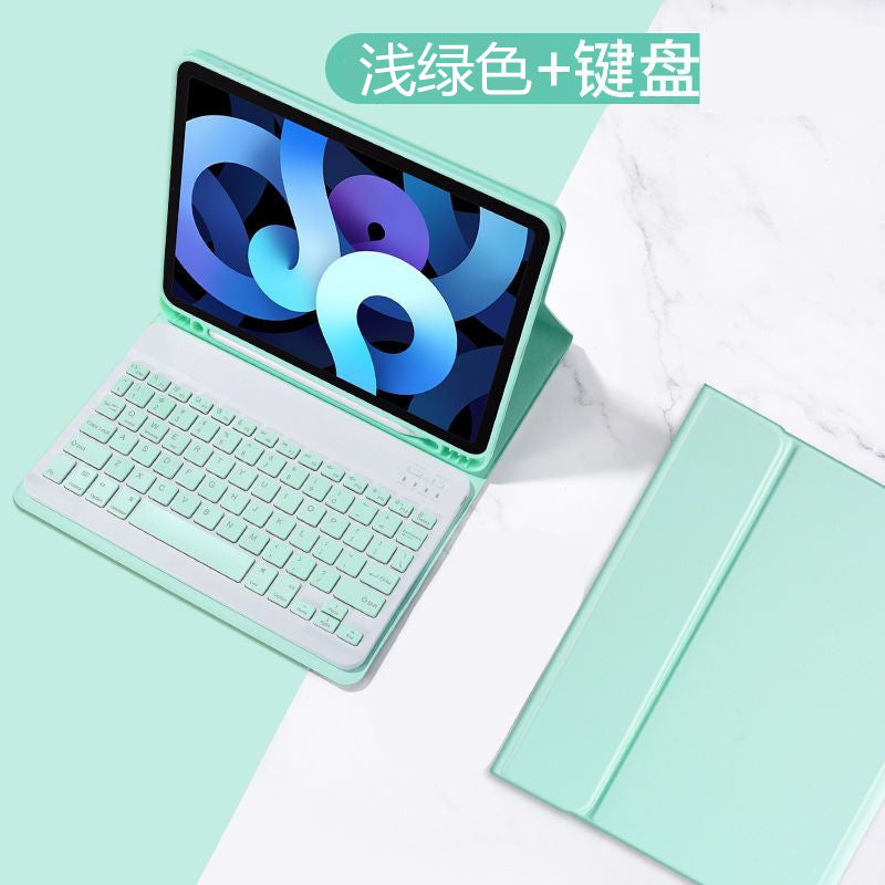 For Pro11 tablet iPad Bluetooth keyboard case Air4 5 10th generation 9 pen slot leather case 10.2 inch protective Accessories