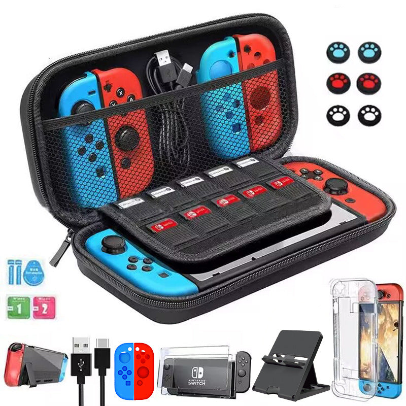 Suitable for Nintendo switch storage bag set switch OLED seat charger steering wheel game merchandise