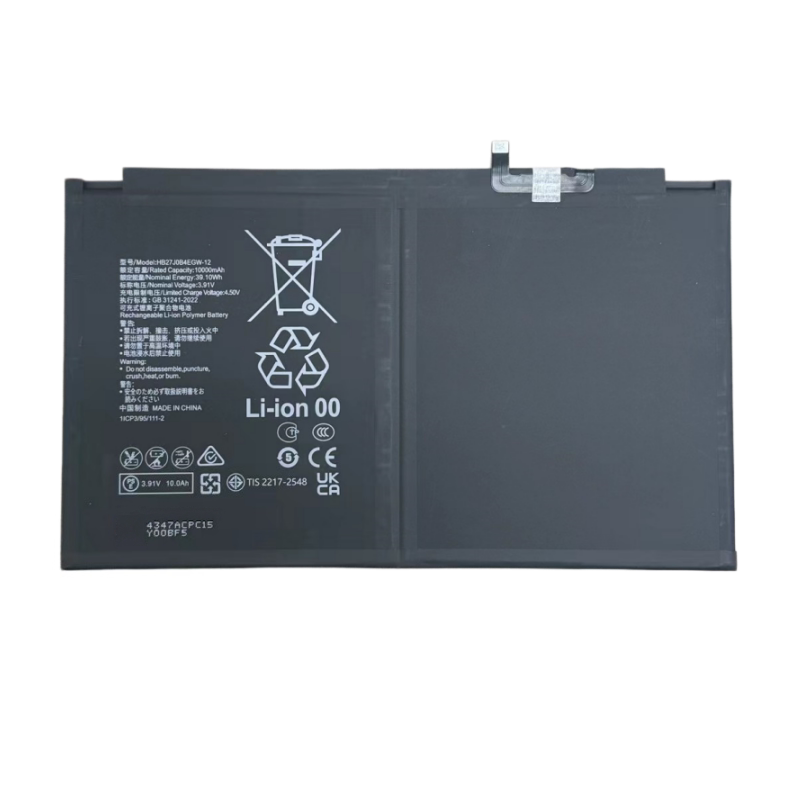 HUAWEI MatePad Air New Battery HB27J0B4EGW-12 10000mAh HUAWEI Tablet repair parts